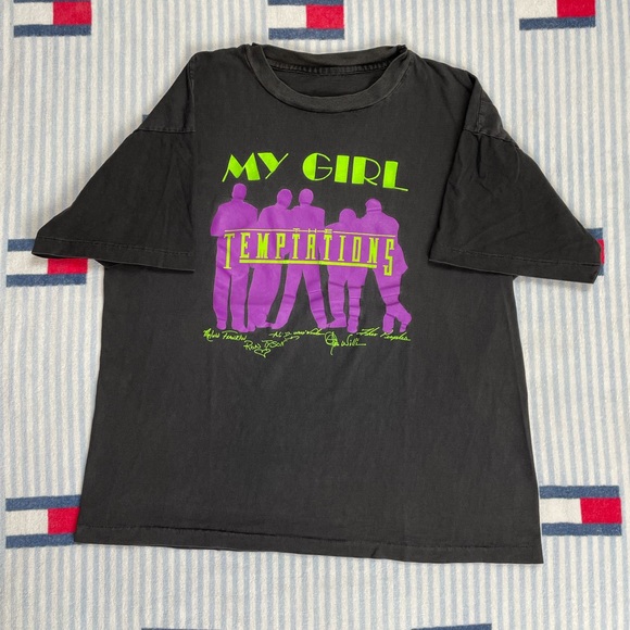 Vintage The Temptations My Girl band tee shirt